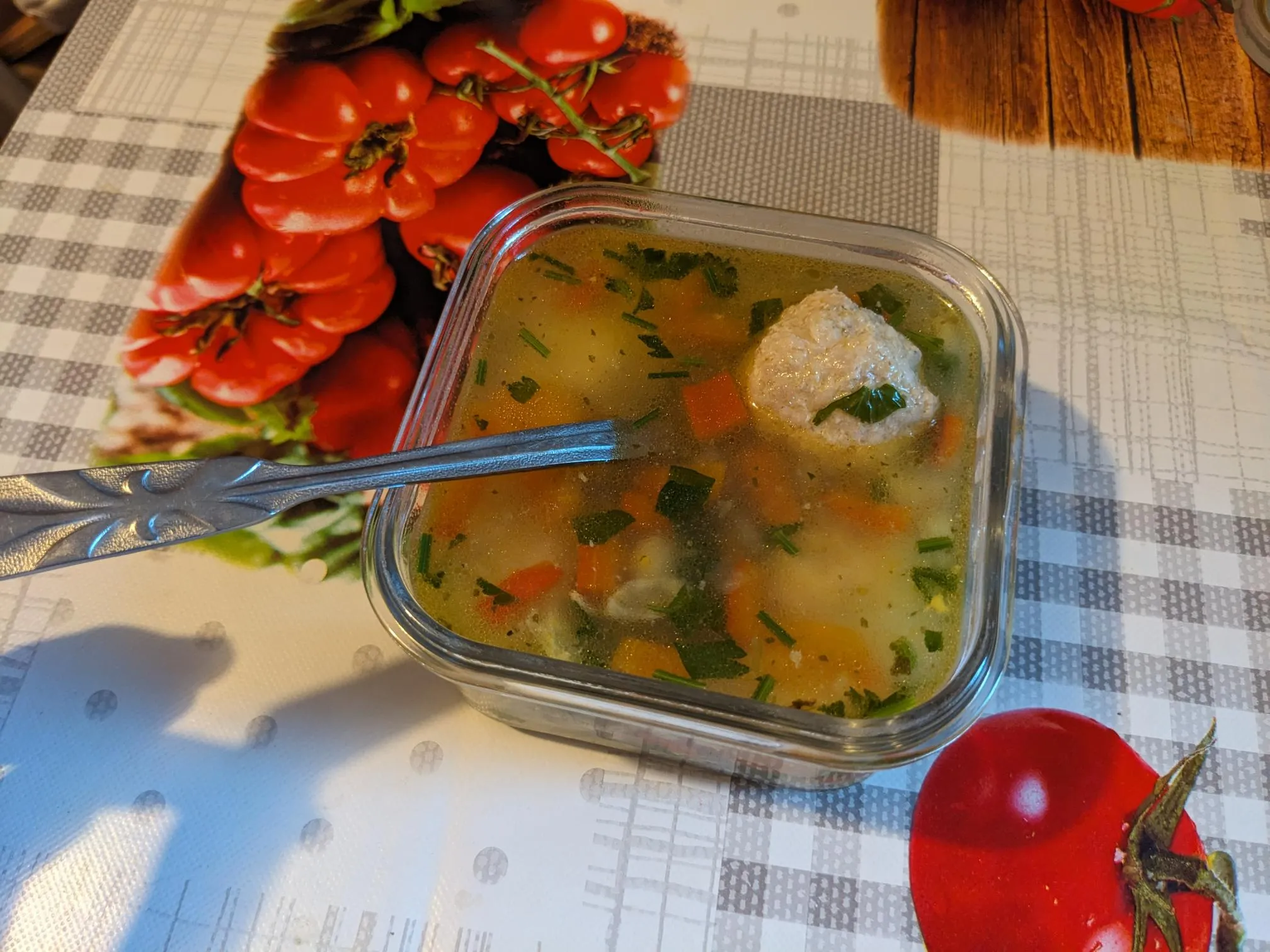 Ciorbă de perișoare de pui
