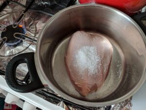 Meat and salt