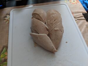 Boiled meat